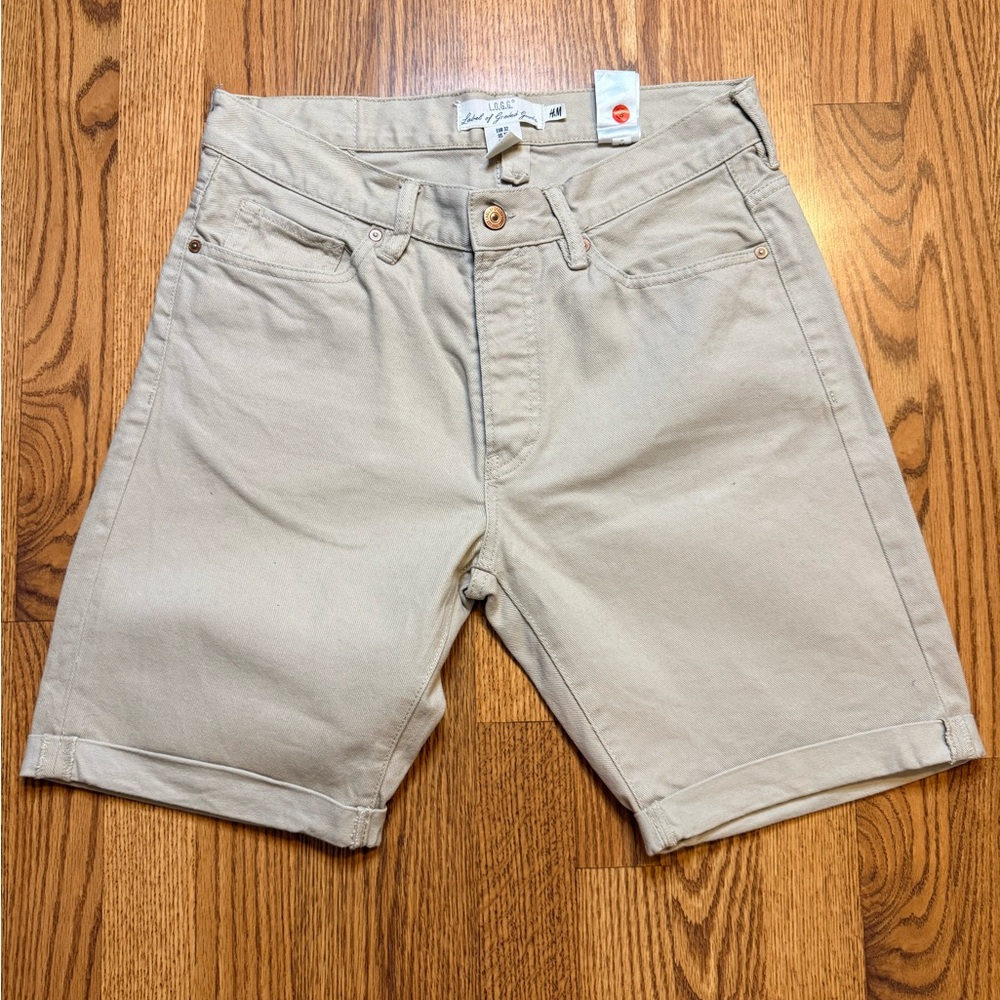 H&M Men's Tan Jean Shorts